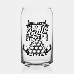 Verre Canette Prend Beaucoup De Ballons - Golf drôle
