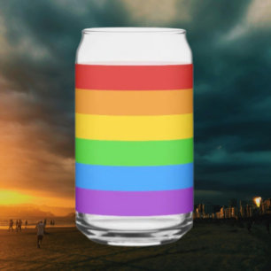 Verre Canette Pride Pour : Drapeau Arc-en-ciel