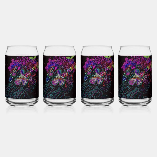 Verre Canette Princesse Papillon (Recto)