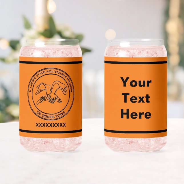 Verre Canette Prison des politiciens de l'Illinois (Insitu (Mariage))