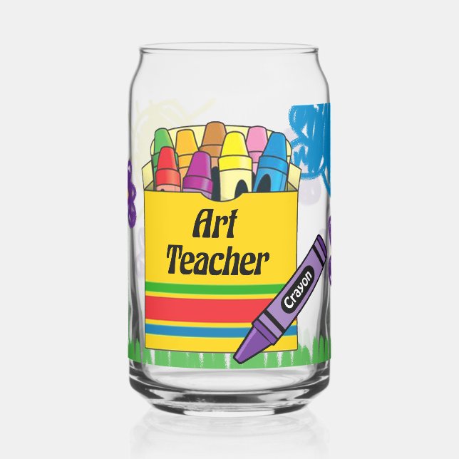 Verre Canette Professeur d'art (Gauche)