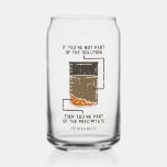 Verre Canette Professeur de chimie organique<br><div class="desc">La chimie mignonne et drôle peut verre pour vous traiter ou comme un cadeau pour votre scientifique préféré, professeur de chimie ou diplômé. Le dicton sur ce bouton décoratif est... eh bien, découvre-toi par toi-même. C'est une blague sur une solution chimique. Parfait pour les professeurs de geek ou de chimie...</div>