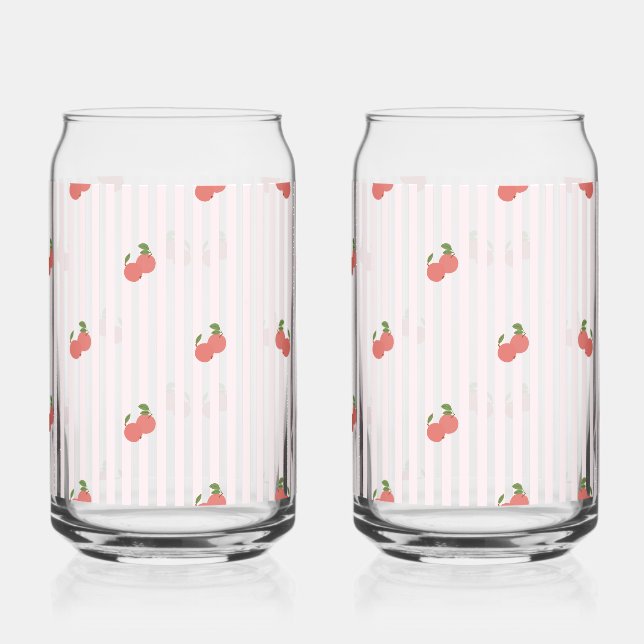 Verre Canette Professeur esthétique tasse pomme (Recto)