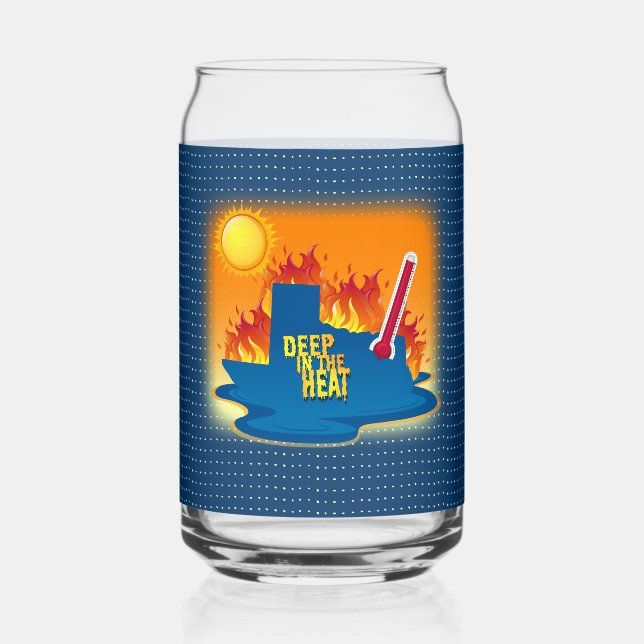 Verre Canette Profondément Dans La Chaleur Du Texas (Recto)