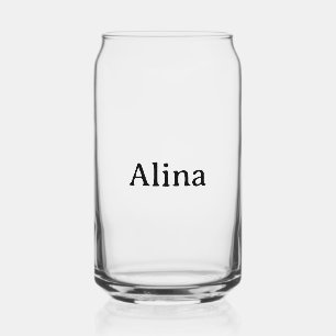 Verre Canette Promotion Simple de Marque 16 oz