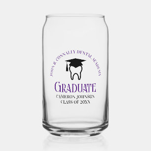 Verre Canette Purple Dental School Custom Dentist Graduation