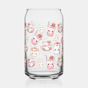 Verre Canette Purr parfaitement brassé : Kawaii Cat Cat Cat Glas