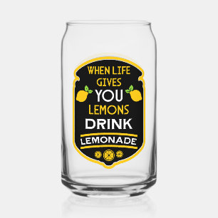 Verre Canette Quand La Vie Vous Donne Des Citrons Boire De La Le
