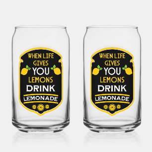 Verre Canette Quand La Vie Vous Donne Des Citrons Boire De La Le