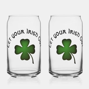 Verre Canette Quatre Feuilles De Cloche Laissez Votre Irlandais