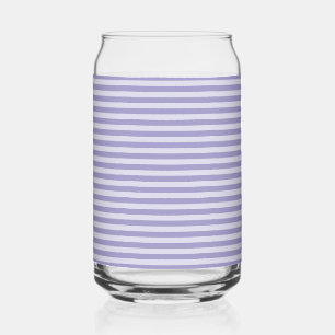 Verre Canette Rayé Violet