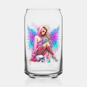 Verre Canette Rébellion de l'ange urbain