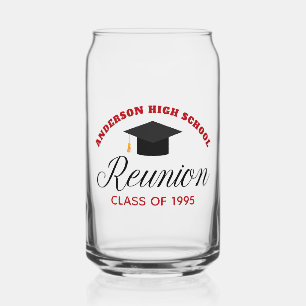 Verre Canette Red High School Reunion Party
