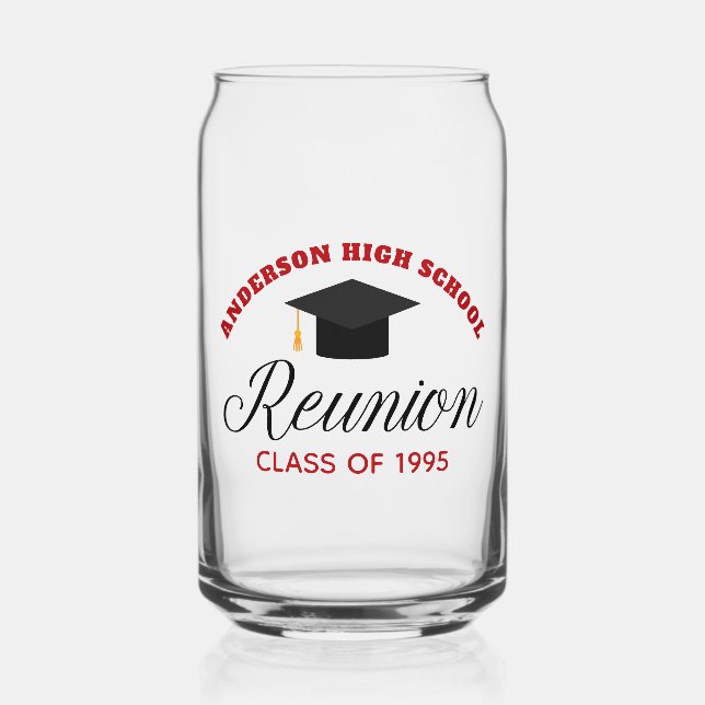 Verre Canette Red High School Reunion Party (Recto)