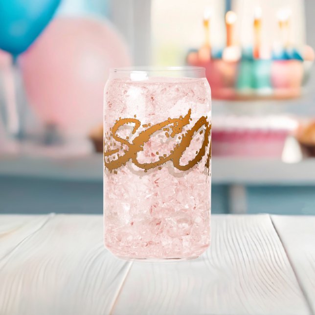 Verre Canette Réflexion des scorpions (Insitu (Baby Shower))