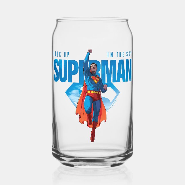 Verre Canette Regarde ça, Superman (Recto)