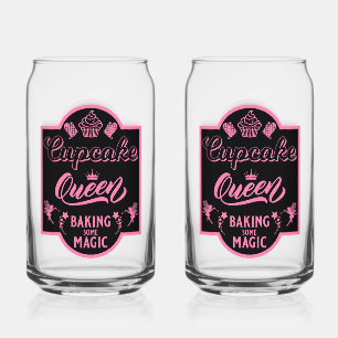 Verre Canette Reine Cupcake