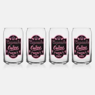 Verre Canette Reine Cupcake
