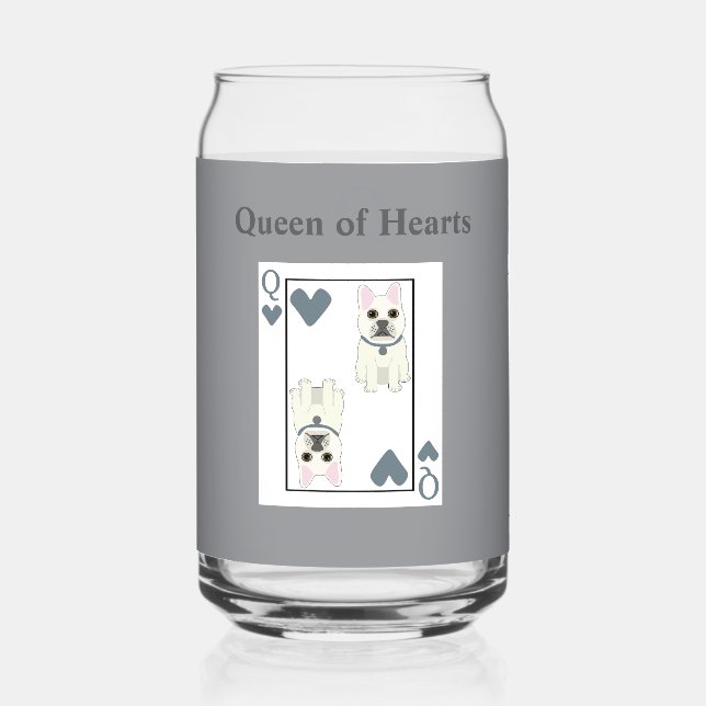 Verre Canette Reine de Cœur (Recto)