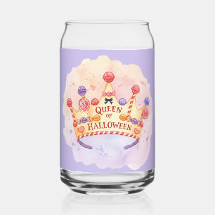 Verre Canette Reine d'Halloween