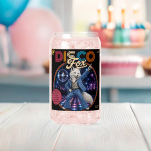 Verre Canette Renard Disco