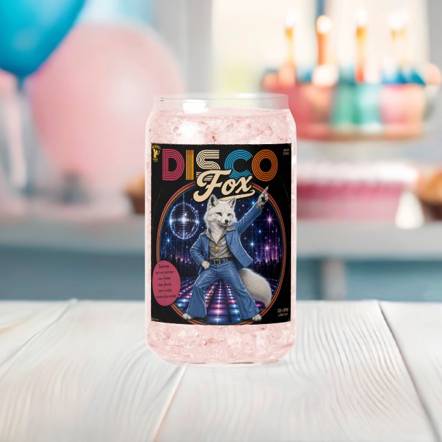 Verre Canette Renard Disco (Insitu (Baby Shower))