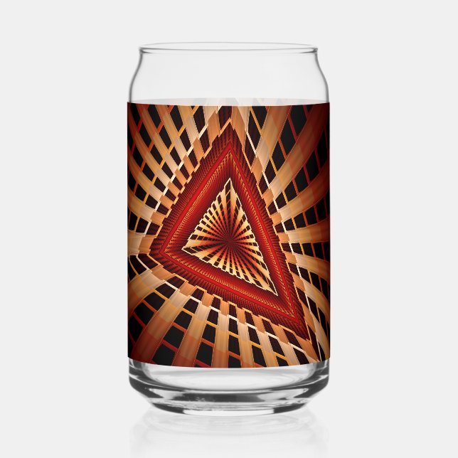 Verre Canette Réseau d'Imaginaires 3D Conception graphique fract (Recto)