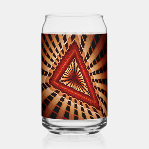 Verre Canette Réseau Fantastique 3D Moderne Fractale Design Grap