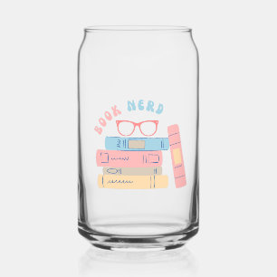 Verre Canette Réserver Nerd Girl Retro Design