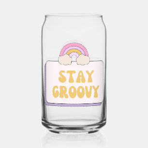 Verre Canette Restez Groovy
