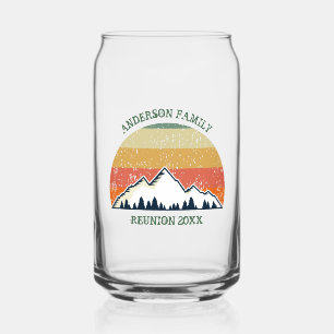 Verre Canette Retraite d'automne personnalisée Sunset Mountain P