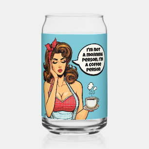 Verre Canette Retro Pinup_ Personne du matin