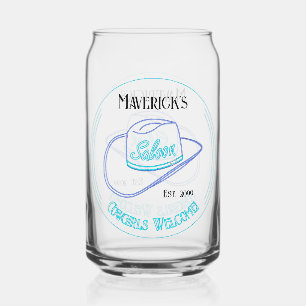 Verre Canette Retro Salon Cowboy Peut Bière Boire