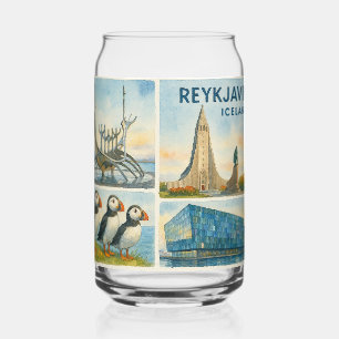 Verre Canette Reykjavik Islande multivue 