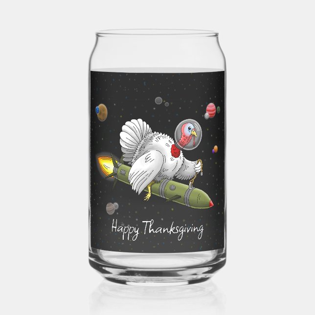 Verre Canette Rocket Turkey's Thanksgiving Journey (Recto)