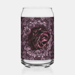 Verre Canette Rose Mandala