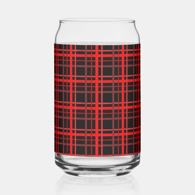 Verre Canette Rouge et noir (Recto)
