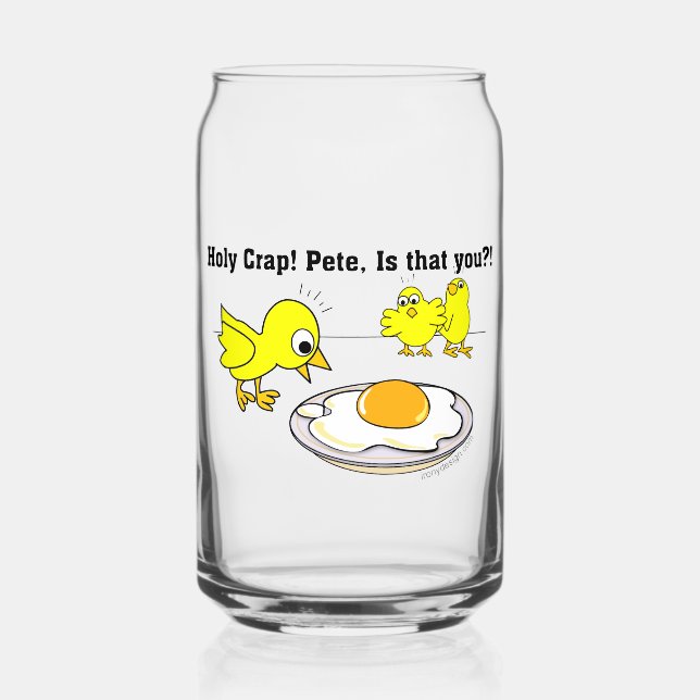 Verre Canette Sacrée merde ! Pete, c'est toi ? (Recto)