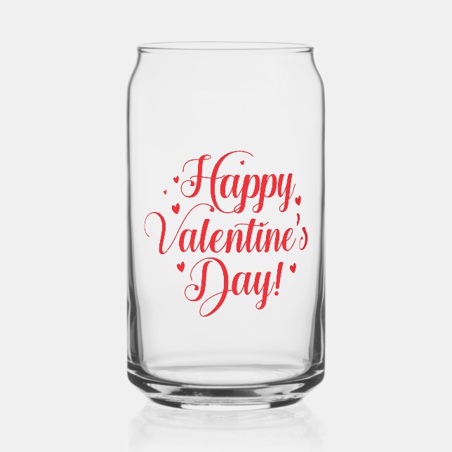 Verre Canette Saint-Valentin (Recto)