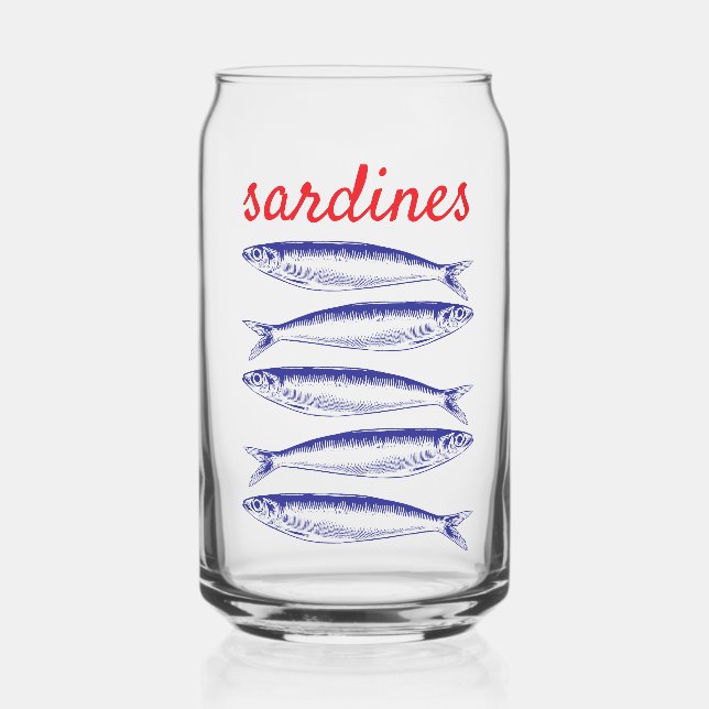 Verre Canette Sardines (Verso)