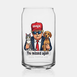Verre Canette Sauvez les animaux de compagnie Trump Election