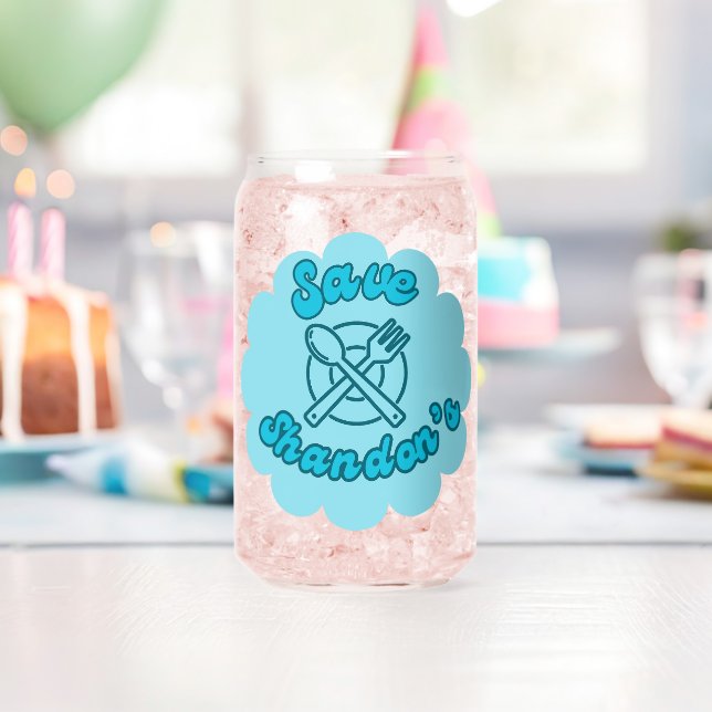 Verre Canette SAVE SHANDON'S - Rob's Diner - The Crossing (Insitu (Anniversaire))