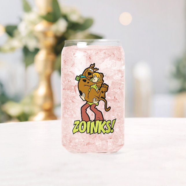 Verre Canette Scooby-Doo et Shaggy Zoinks! (Insitu (Mariage))