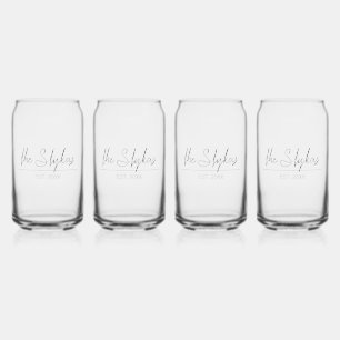 Verre Canette Script minimal