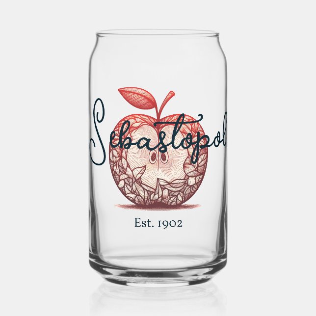 Verre Canette Sebastopol California Gravenstein Apple Fair (Verso)