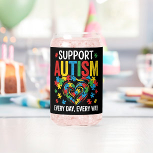Verre Canette Sensibilisation à l'autisme