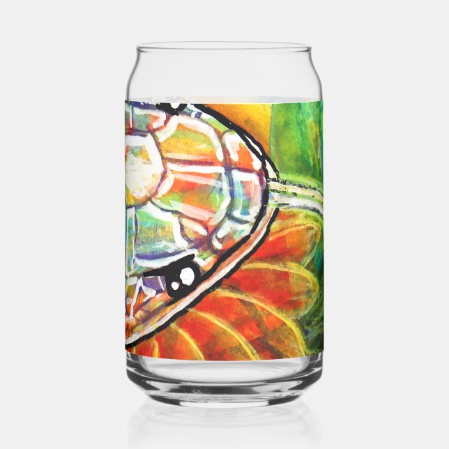 Verre Canette Serpent Arc-en-ciel  (Gauche)