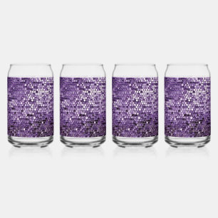 Verre Canette Shine Shine Purple Star Art AI