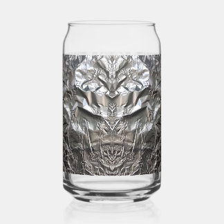 Verre Canette Silver Cyborg - by ID AD Art Gabi Zapf