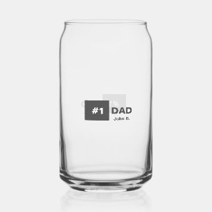 Verre Canette Simple Classé Numéro Un Papa